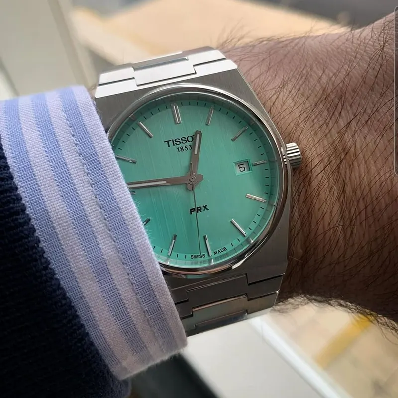 Tissot PRX Mint Green Dial Men's Watch | T137.410.11.091.01